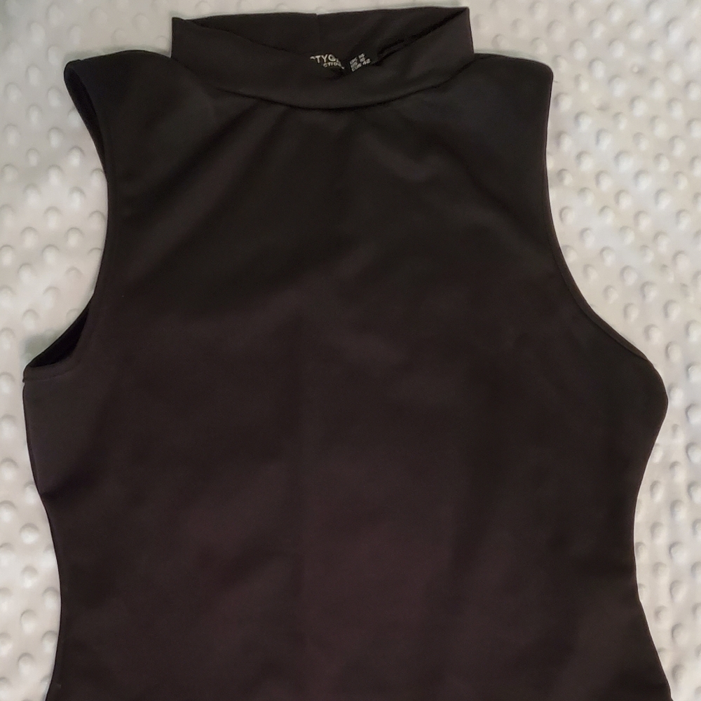 NWT Sleeveless Black Bodysuit